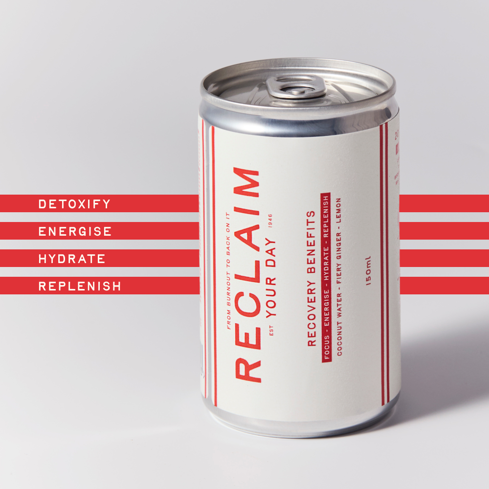 Reclaim | The Recovery Drink - 20 Active Ingredients + Coconut Water & Ginger