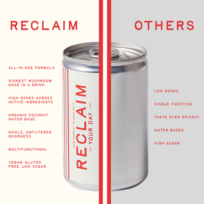 Reclaim | The Recovery Drink - 20 Active Ingredients + Coconut Water & Ginger